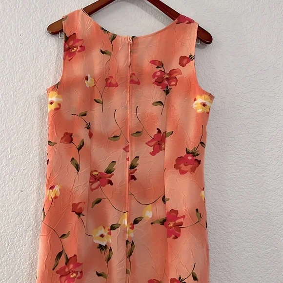 Vintage Y2K Floral Crinkle 2 Piece Dress Set - Picture 10 of 15